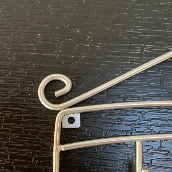 Elegant Silver Wall Hook Rack - Picture 4 of 5